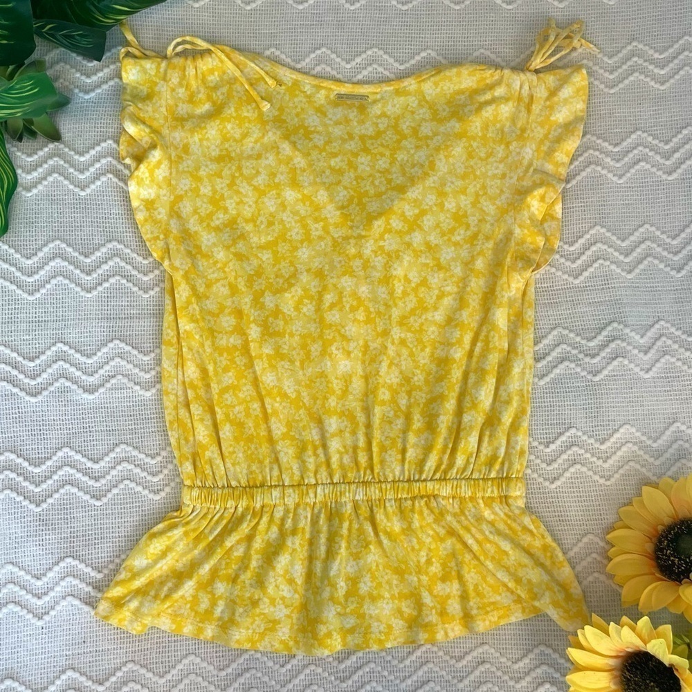 NWOT | Slight flaws | Michael Kors Womens Peplum Blouse - Picture 5 of 9